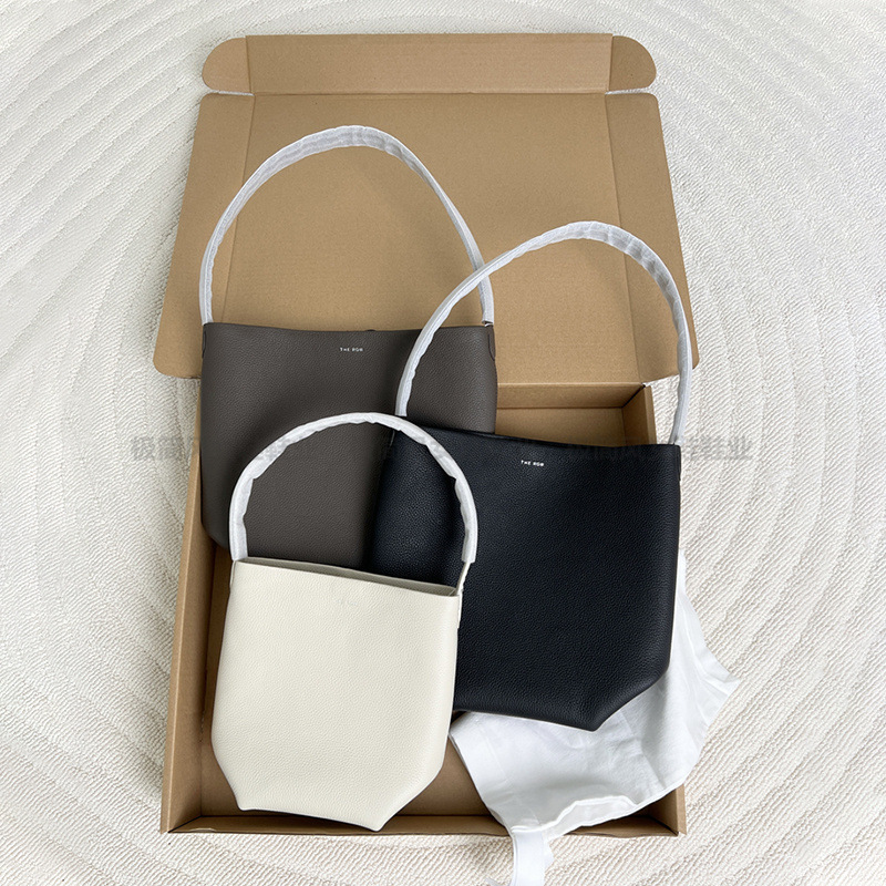 Ding version of the original The * Row minimale litchi grain cowhide large capacity bucket bag Joker shoulder handbag women Ding version of the original The * Row minimale litchi grain cowhide large capacity bucket bag Joker shoulder handbag women