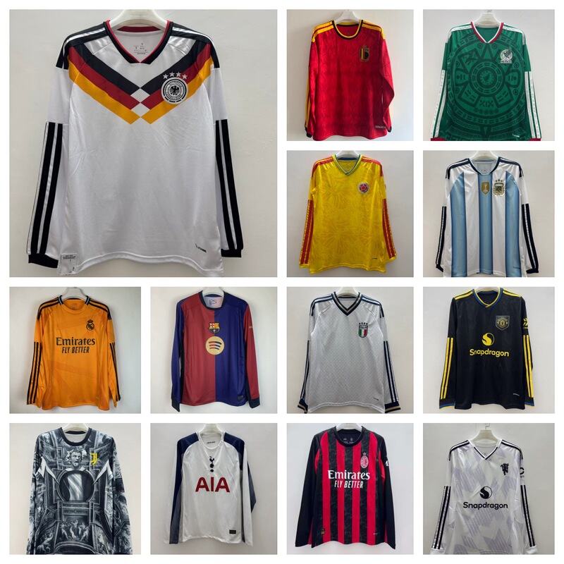 Dropshipping Football Jerseys for National Teams, Clubs, Real Madrid, Bayern, Ac Milan, Tottenham, Spain, Long-Sleeved Jerseys, Barcelona Dropshipping Football Jerseys for National Teams, Clubs, Real Madrid, Bayern, Ac Milan, Tottenham, Spain, Long-Sleeved Jerseys, Barcelona