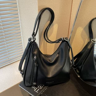 One-Shoulder Winter Bag, Korean Style, Retro Capacious Design, One Size