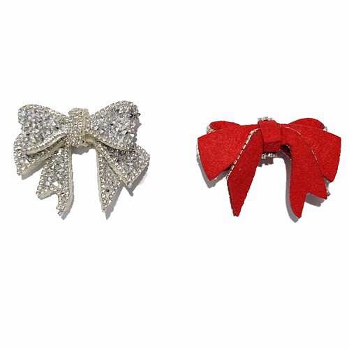 3D DIY Bead Butterfly Knot Lapel Pin, Clothing Earrings Shoes Hats Accessories Decorative Ornaments