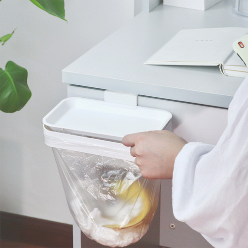 Must-have dormitory goodies for students, dormitory upper bunk artifact with cover, hangable garbage rack, bedroom deodorant garbage rack