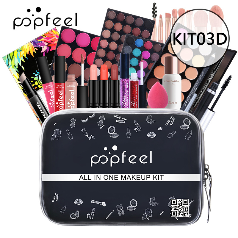 1000g Weight Makeup Set Type Of Cosmetics Paste Material Multicolor Pattern Elegant, Glam, Punk Style Elegant Glam Punk Multicolor Paste Makeup Set 42