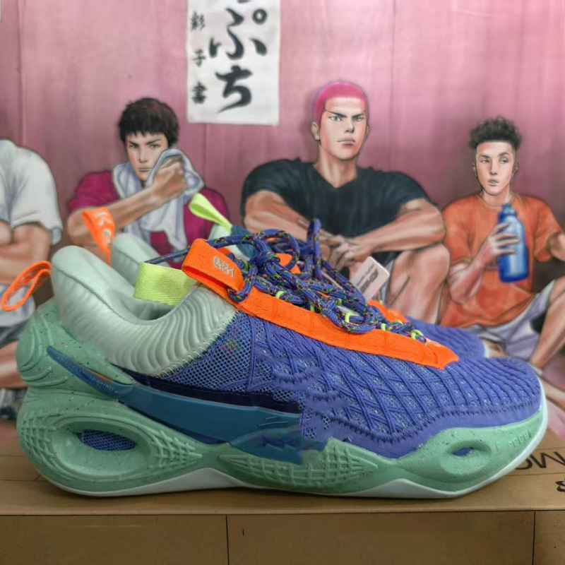 Pure Original Anthony Cosmic Basketball Shoes, Breathable Mesh Cushioning, Versatile Outdoor Sneakers for Men and Women, Breathable and Shock-Absorbing