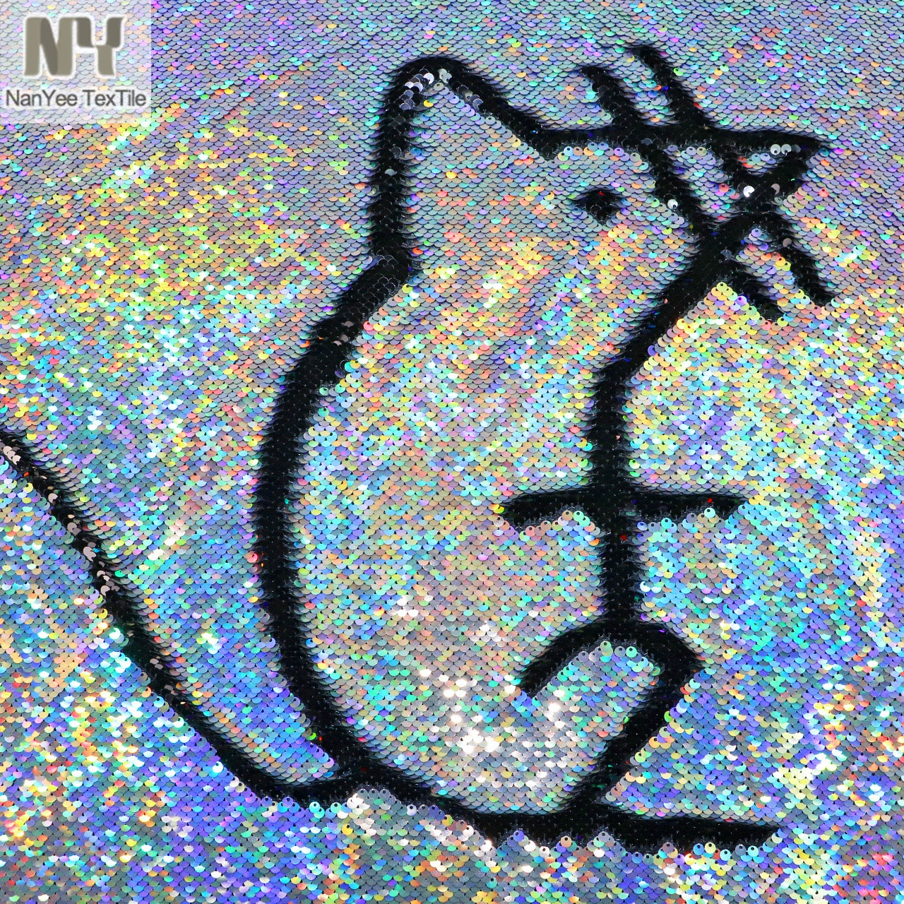 Двусторонние ногти блестки sequins, творческая элитная ткань, интернет-известность