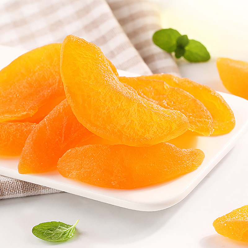 130-packaged 60g box of Bai Cao Wei yellow peach dry fruit, dried fruit, candied fruit, dried fruit, snack food wholesale 