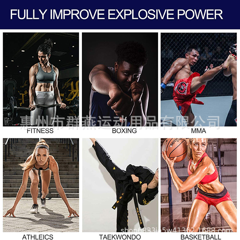Entrenamiento de boxeo resistencia banda rebote entrenador fitness resistencia banda lucha traje tirar cuerda pierna cintura entrenador