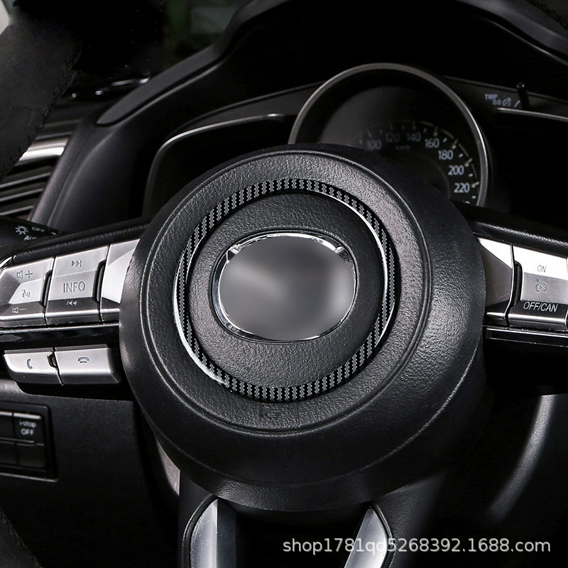 Подходит для японского правого руля Mazda 3 2 Onksera CX-4-5-8 Украшение кольца рулевого колеса Atez