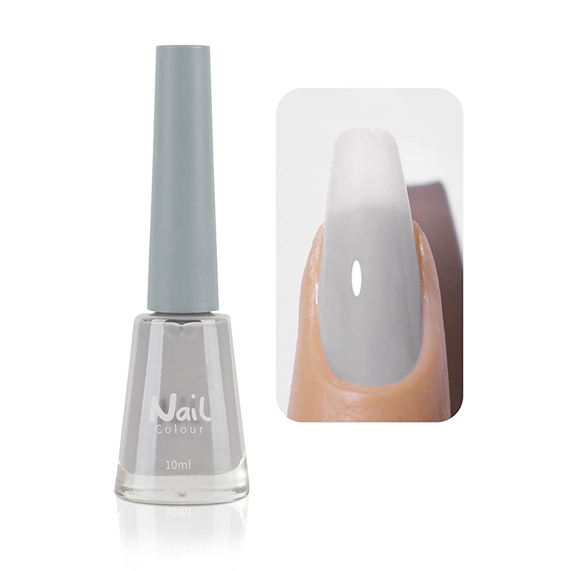 Oily non-peeling long-lasting nail polish baking-free quick-drying non-fading nude transparent nail polish wholesale