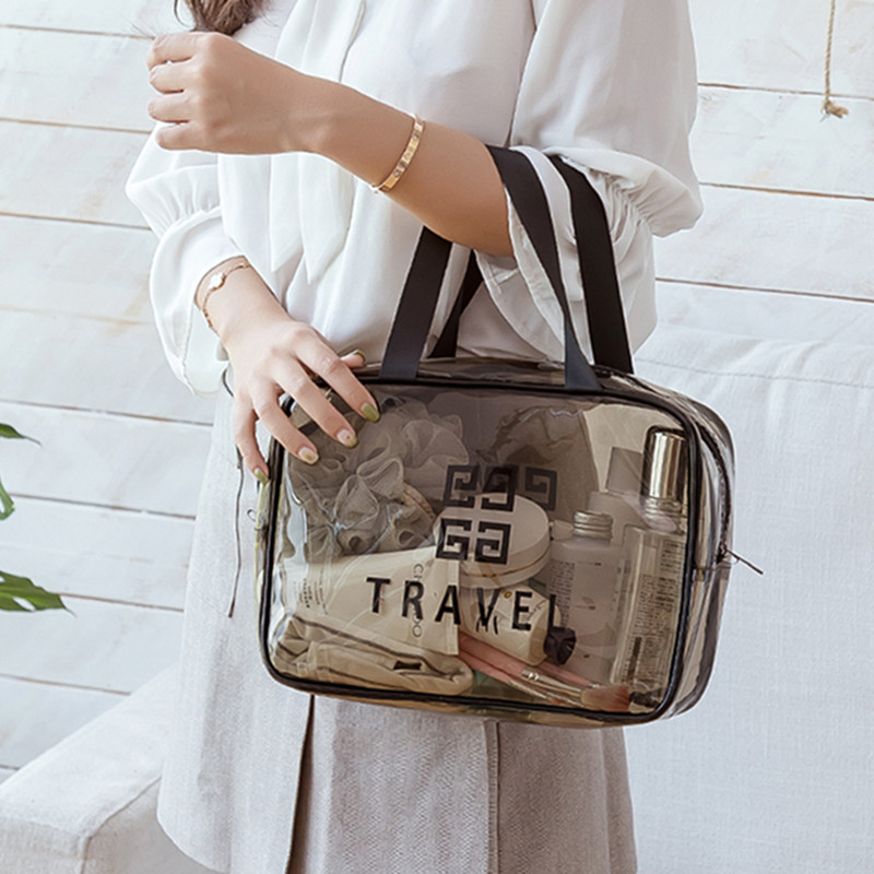 Transparent cosmetic bag PVC toiletry bag travel set storage bag waterproof toiletry bag Yiwu storage bag cosmetic bag