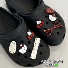 Ins洞靴花靴バックルKt猫かわいいアクセサリー漫画diy取り外し可能靴面装飾廃土風