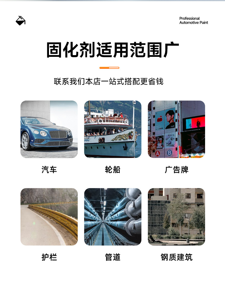 Advanced Universal Curing Agent with High Solid Content, Resistant to Yellowing, Fast Drying, Good Weather Resistance, Universal Quick-Drying Agent Additive