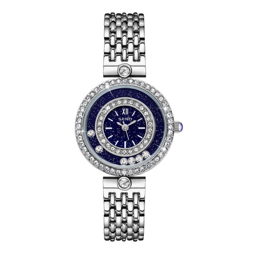 Chennuo brand watches European and American fashion luxury Gypsophila light luxury ladies quartz watch steel band waterproof watch wholesale