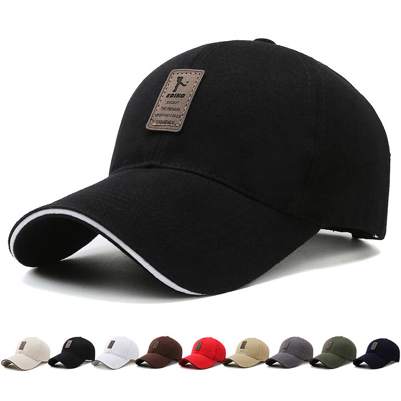 春秋棒球帽子中标休闲字母男女百搭遮阳户外运功防晒经典简约鸭舌