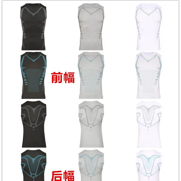 Cross-Border European and American Vests, Men's Sports Tights, American Training Vests, Quick-Drying Elastic Vests, Breathable and Seamless