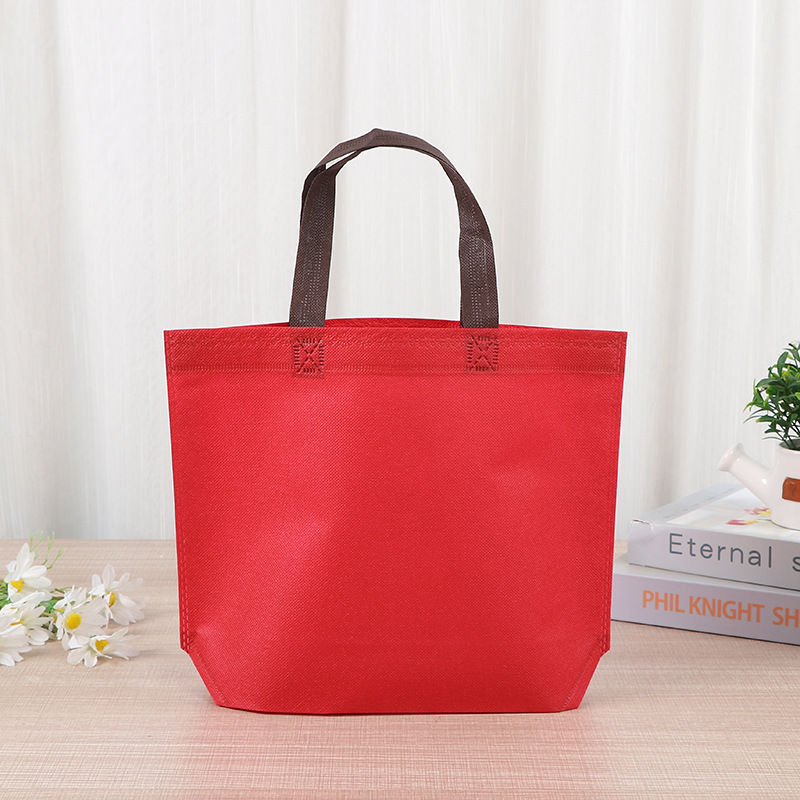 Bolsas de tela no tejida en blanco en stock, bolsas de tela no tejida portátiles, bolsas de prenda, logotipo de impresión image 13