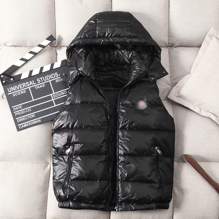 2025 down Jacket Mengjia New Autumn and Winter Thickened down Stand Collar White Duck down down Vest Vest Same Style for Men and Women