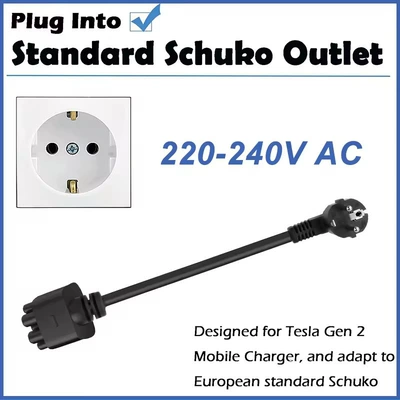 Adapter European Standard – EV şarj adapterləri