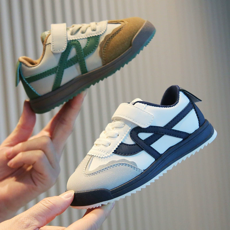 Детская обувь для арганда 2025 весной и осенью спортивная обувь для мальчиков повседневная доска обувь для девочек маленькая белая обувь мягкая подошва детская обувь для нравов