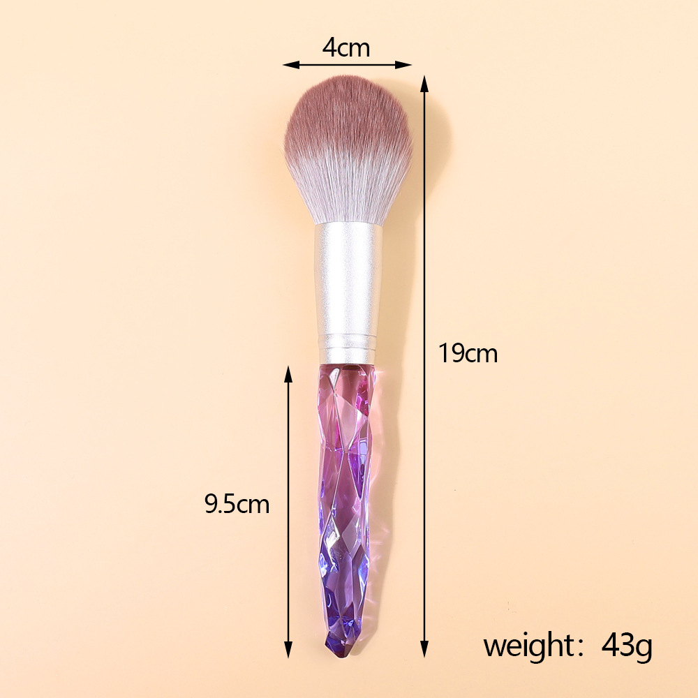 El pequeño libro rojo con un mango de vidrio esmaltado gran cepillo de maquillaje a gran escala cepillo de maquillaje flácido no se pierde el pelo maquillaje necesario