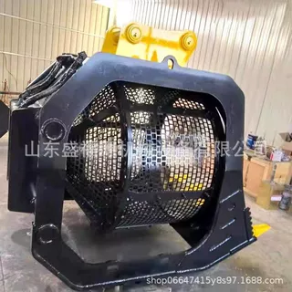 安装到挖机上用的筛分设备 旋转筛分斗 滚筒筛可定制