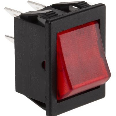 Arcolectric 船型开关, C1353ALNAE 红色 16A, 125V