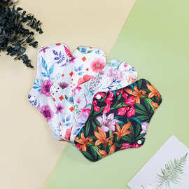 可洗竹炭卫生巾 鸥贝menstrual pads可重复使用卫生垫亚马逊爆品
