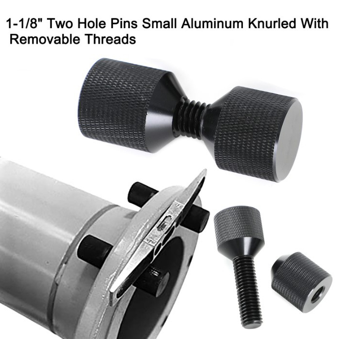 Pasador de Posicionamiento de Aluminio 6061 de 1-1/8 Pulgadas con 2 Orificios, Accesorios de Fijación, Venta Directa de Fábrica