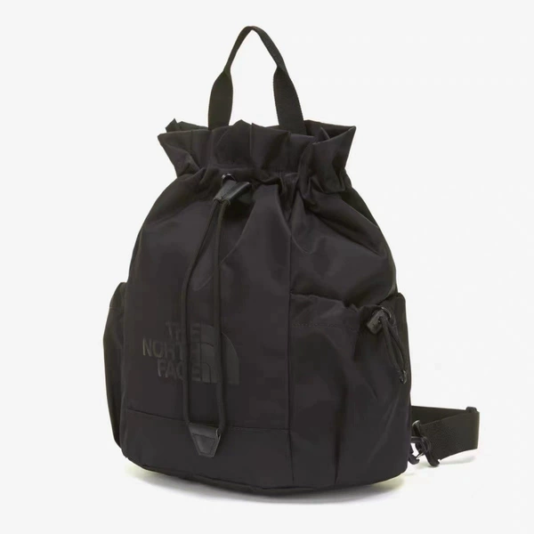 Bucket, black backpack