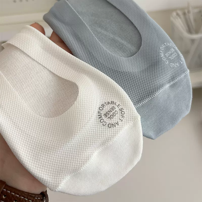 冰丝船袜女夏季薄款防滑脱防掉跟浅口隐形袜纯棉底高跟鞋单鞋短袜