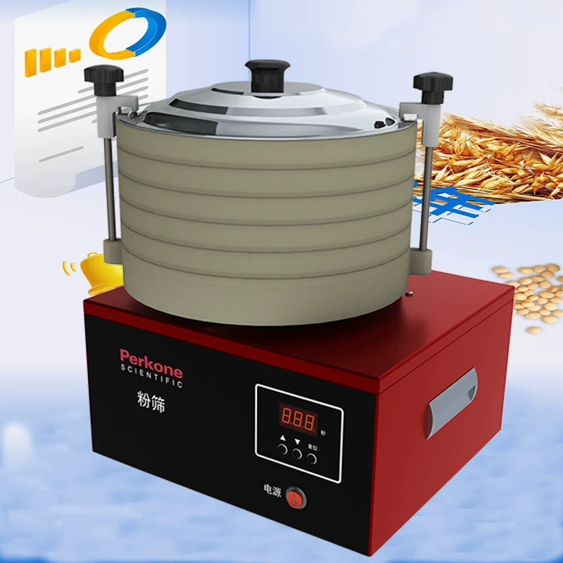 Круглое электрическое испытательное сито Pickon PPS-308 для измерения частиц порошкового зерна и оборудования для обнаружения толщины