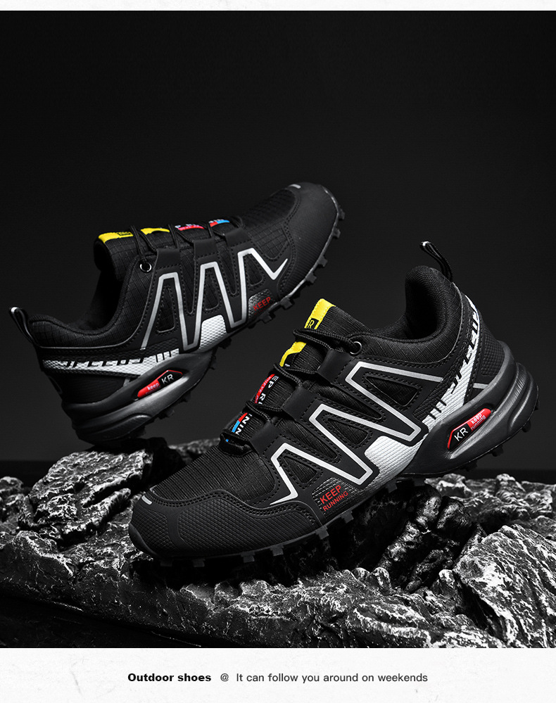 Scarpe sportive casual da uomo e invernali da uomo, da viaggio, traspiranti, Solomon, per escursioni all'aria aperta, king size_voghion.com