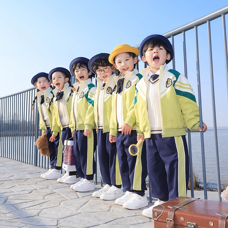 小學生校服一年級運動會三件套幼兒園園服春秋套裝兒童班服春秋季