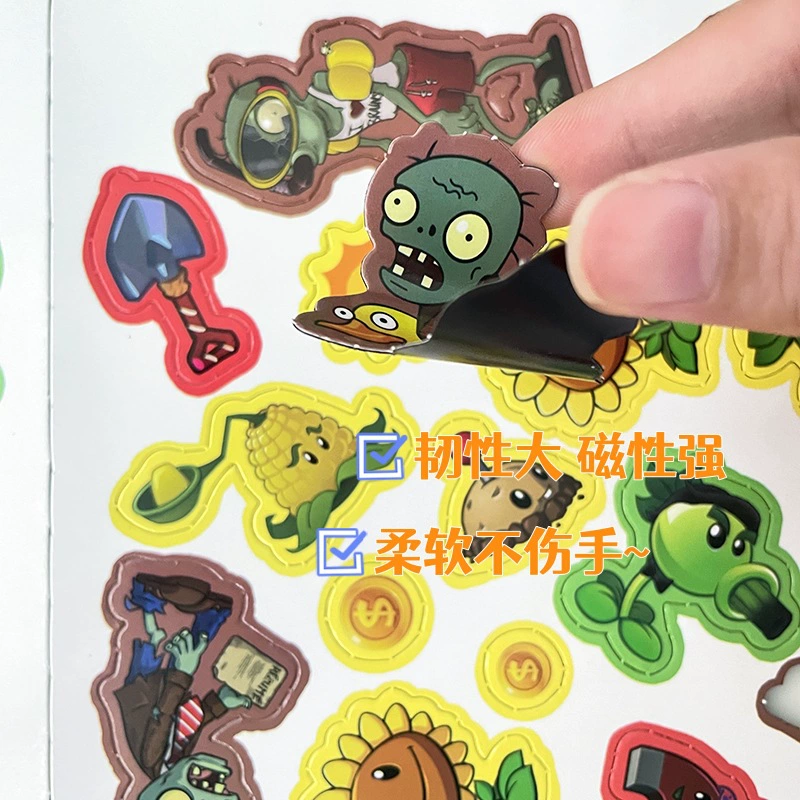 Магнитная Plants vs. Zombies, умная игрушка, handmade, новая коллекция, не требует резки