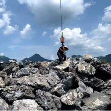 英石英德石假山流水 园林假山英石假山驳岸石厂家