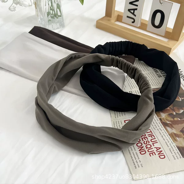 Lulu Bling Same Style Summer Sports Anti-Sweat Headband for Women, Naked-Feel Yoga Fitness Non-Slip Sweat-Absorbing Headband Versatile Headband