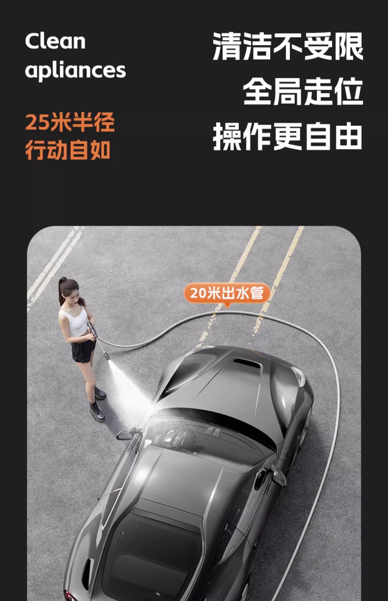 Cross-Border Source Factory Golden Bull High-Pressure Car Washer, Powerful Water Gun for Cars, Strong Cleaning for Floors, Car Washing, and Garden Use