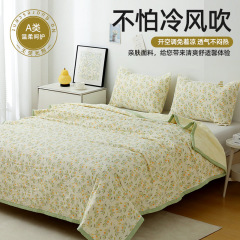 Yuyan 新しい夏用クールキルト、小さな新鮮な寮専用エアコンキルト、クラス A 洗濯機で洗えるブランケット、オフィス昼寝ブランケット
