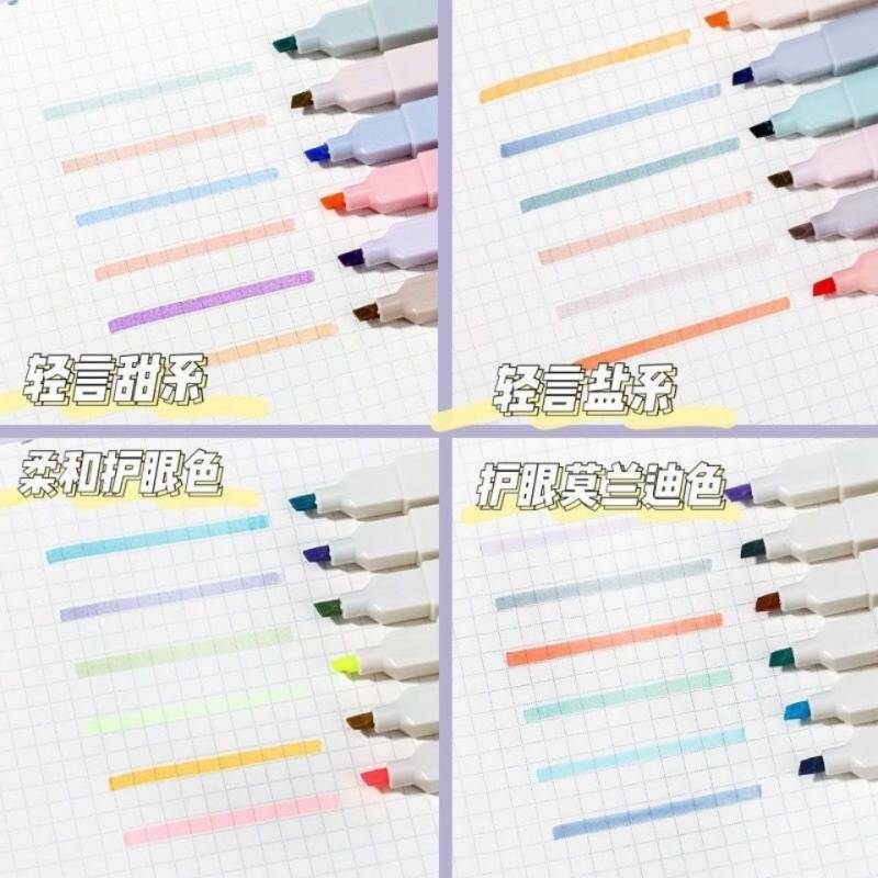 marker pen Impervious Three generations suit Double head Oily Fine Arts Painting Pen Hand drawn student Watercolor pen
