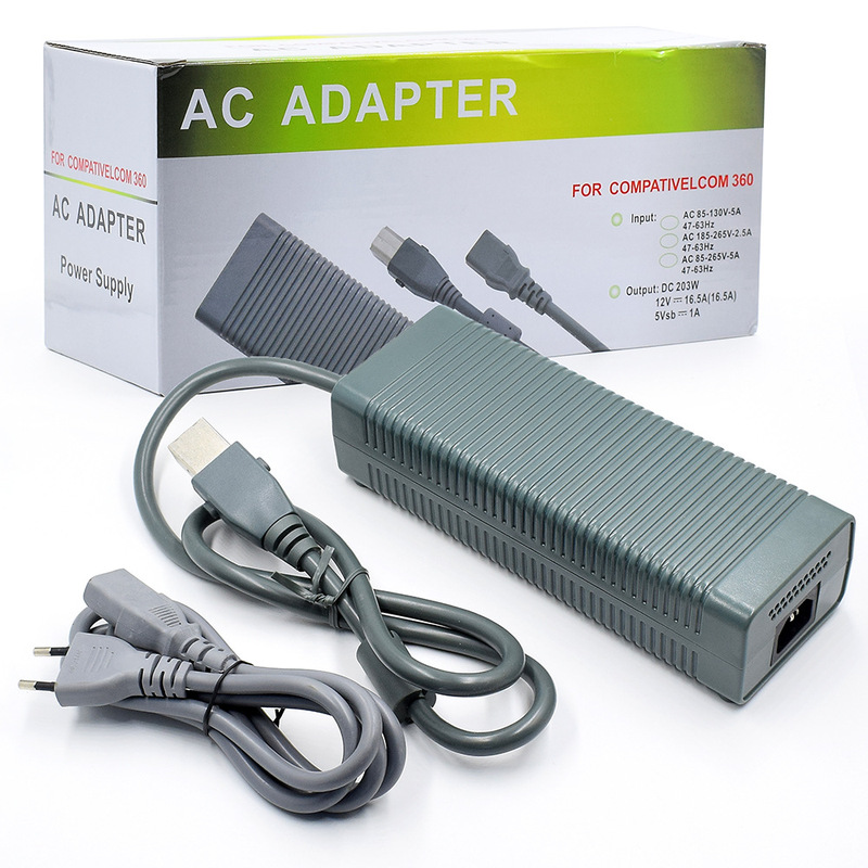 Suitable for Xbox360 Thick Console Power Adapter 12V16.5A Charger Universal Old Model Console Power Cord
