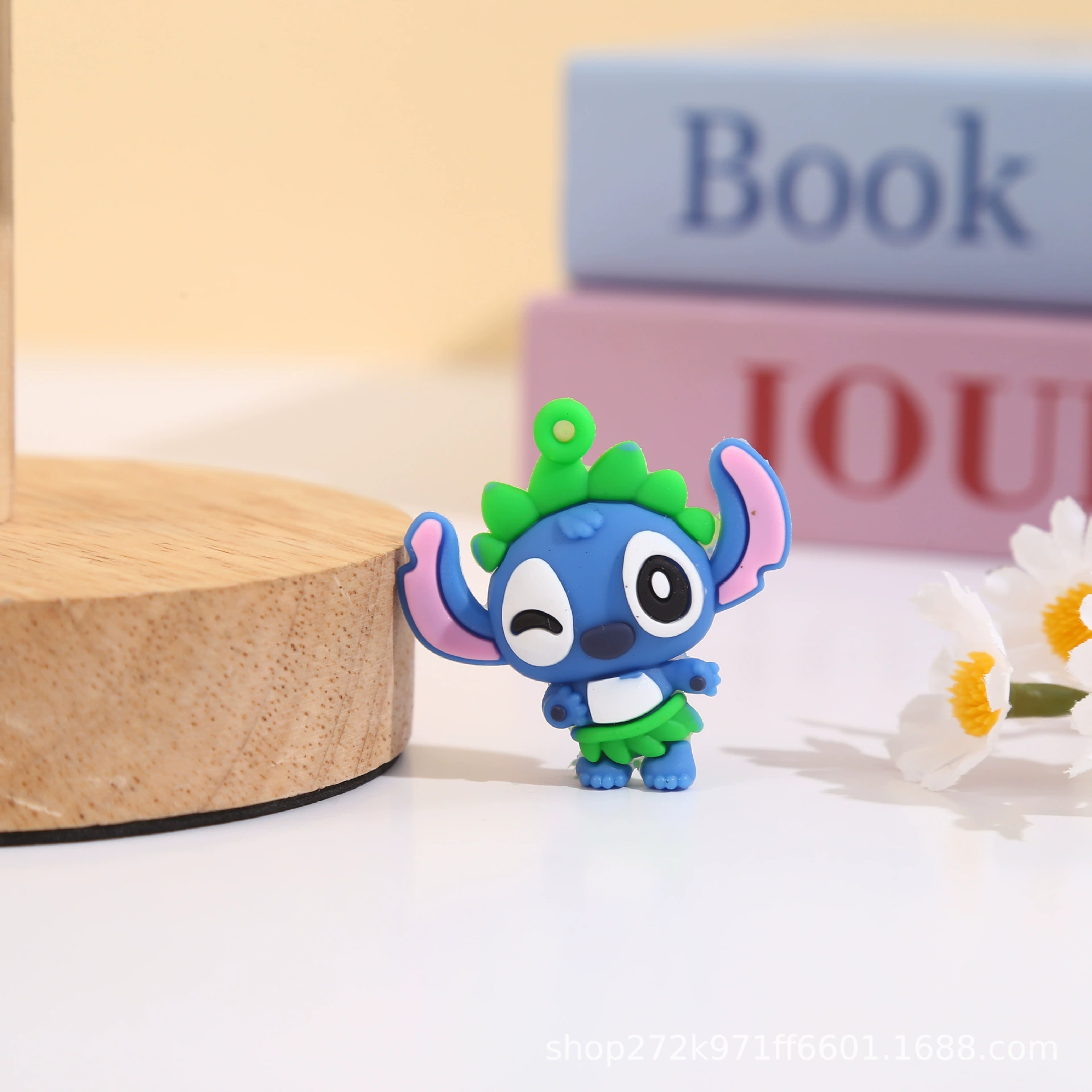 Брелок-подвеска Stitch, мягкий PVC, слепой бокс, отверстие для кольца
