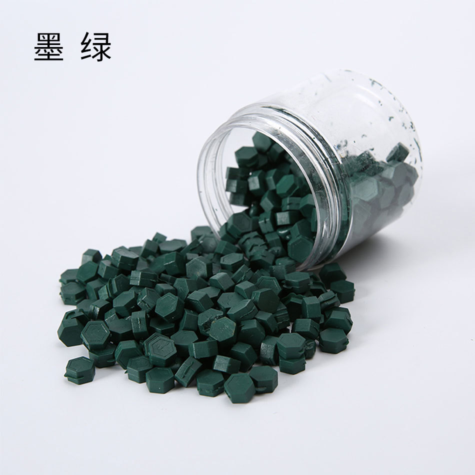 Macaron en caja de 50 colores, cera de pintura de fuego de color mixto, cera de botella granular mate, 60g, peso neto, aproximadamente 38g, sobre, cera sellada