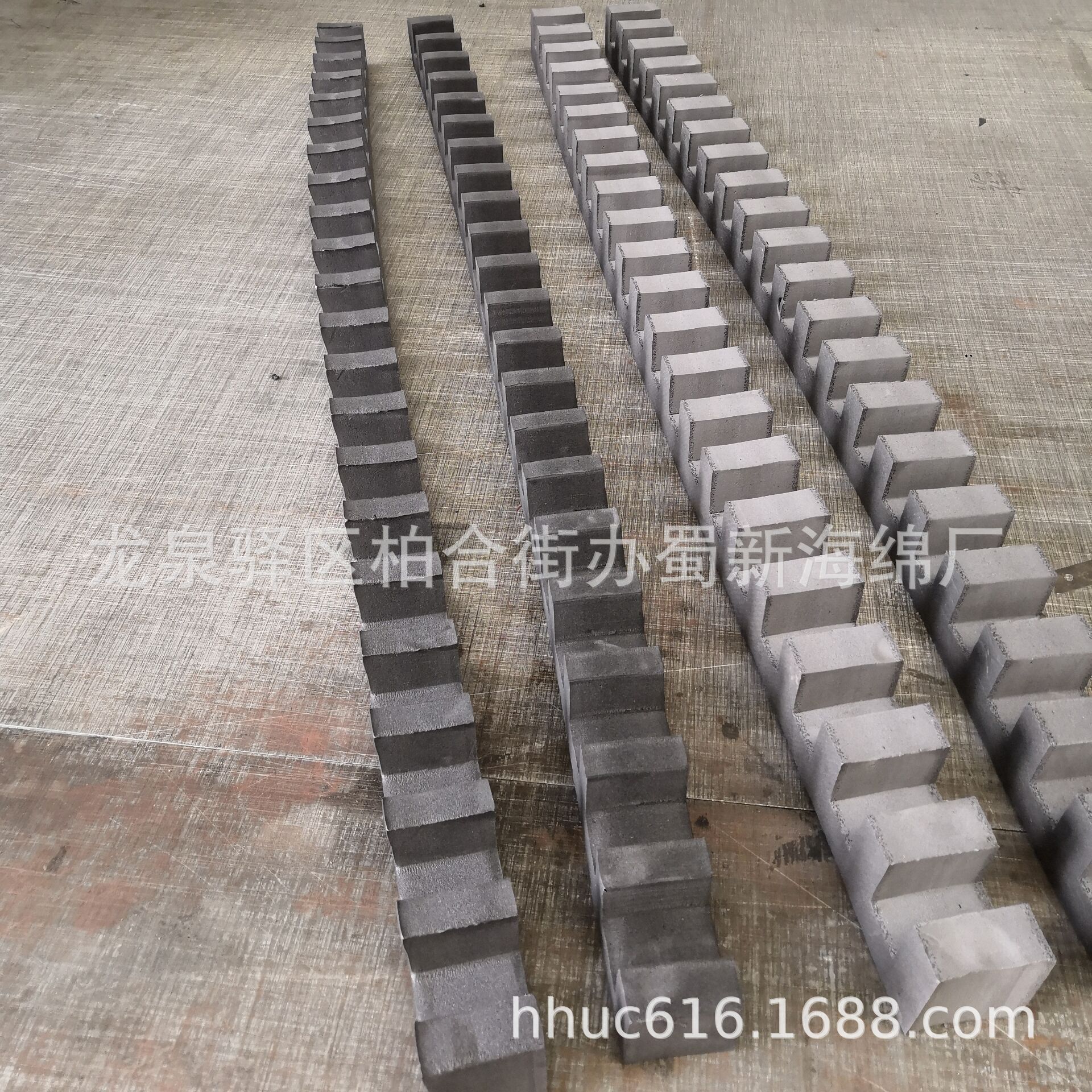 物流架限位防撞泡棉卡条/器具内卡EVA泡沫条/汽车配件定位EVA卡条