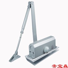 T玻璃门闭门器免打孔办公室无框门自动关门器液压缓冲阻尼器定位