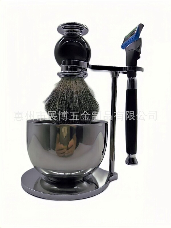 Retro old manual Shaver base shaving brush storage rack shaving alloy shaving brush base razor Holder
