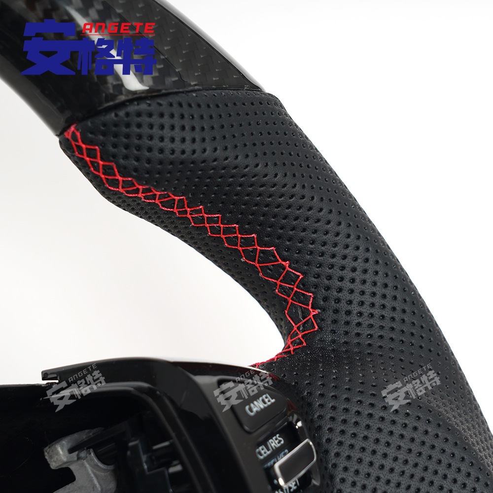 Suitable for Nissan Patrol Y62 Infiniti Qx56 Qx80 Carbon Fiber Modified Sports Car Steering Wheel