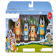 ブルーイと仲間たち ブルーイと仲間たち バスボール デコンプレッション ピンチ アウト グッズ フィギュア 4個セット