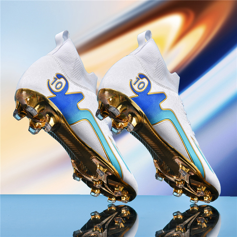 Men's High-top Artificial Turf Football Wholesale, Children's Gold-plated Long-studded Competition Training_vogvips.com