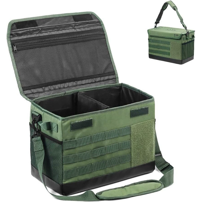Складной кемпинговый ящик для хранения, сумка для пикника и кухонной утвари, стиль фабричного кемпинга