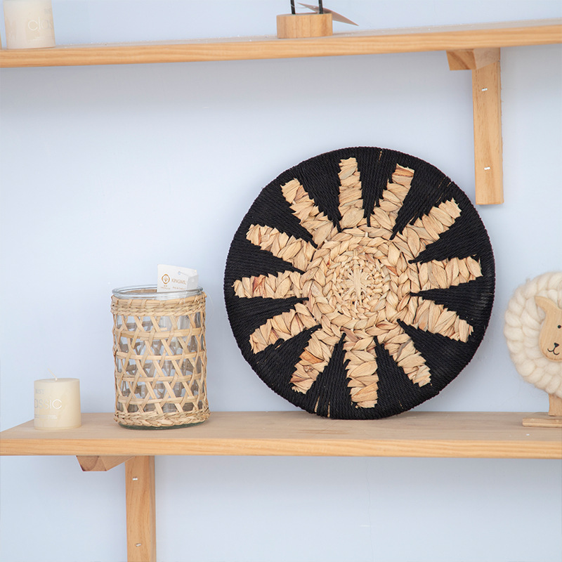 Salvar la pared de pared blanca tridimensional decoración colgante tejido a mano colgante porche de fondo colgante joyas de pared