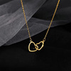 Necklace, design chain for key bag , pendant, accessory, trend of season, simple and elegant design, wholesale